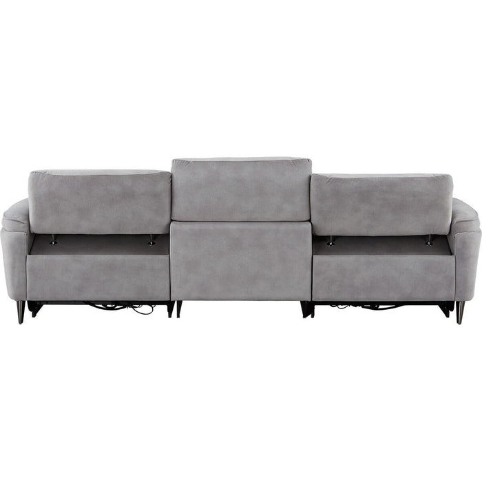 2M ELECTRIC WIDE 3 SEATER SOFA LS02 PEY GY