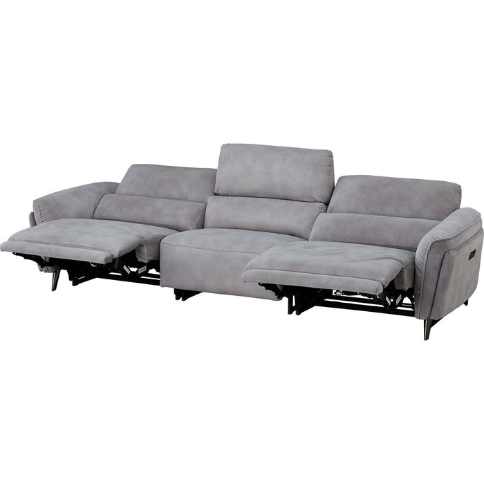 2M ELECTRIC WIDE 3 SEATER SOFA LS02 PEY GY