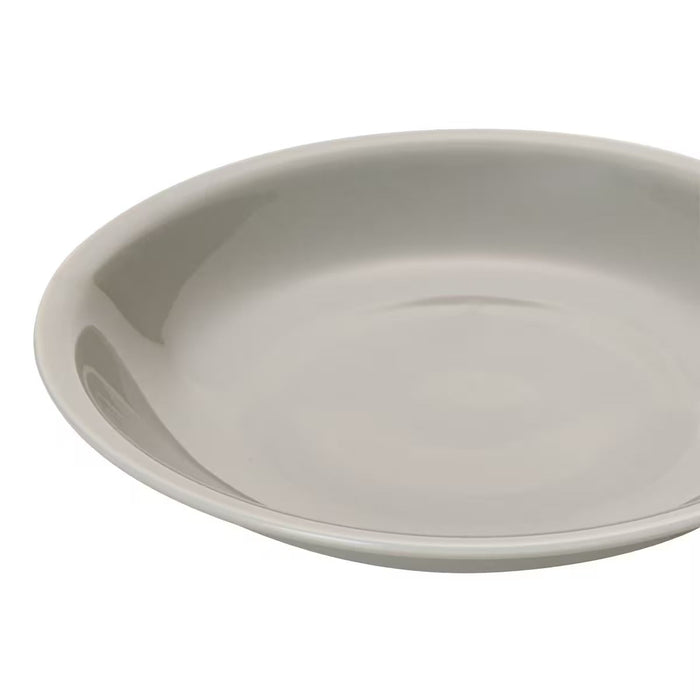 แผ่นกลมน้ำหนักเบาพิเศษ 12 ซม. KARU:ECLE RIM PLATE GY