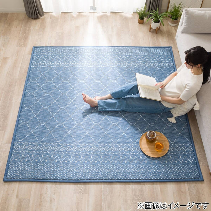 RUG NC EXTREME COLD RPT 185X185 BL Q01