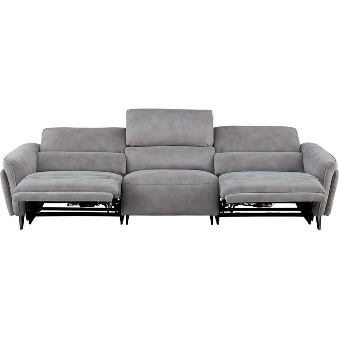 2M ELECTRIC WIDE 3 SEATER SOFA LS02 PEY GY