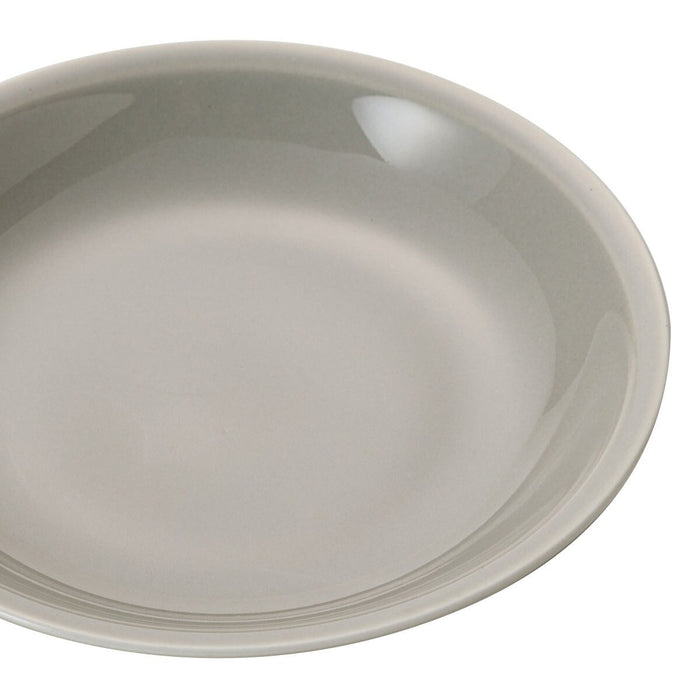 แผ่นกลมน้ำหนักเบาพิเศษ 12 ซม. KARU:ECLE RIM PLATE GY