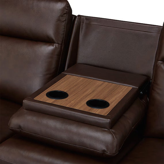 3 SEATER ELECTRIC SOFA WITH TABLE UM04 DBR