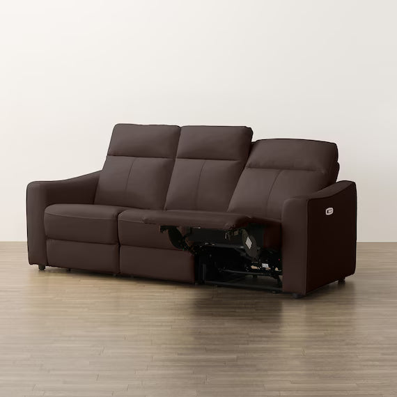 3 SEATER ELECTRIC SOFA WITH TABLE UM04 DBR