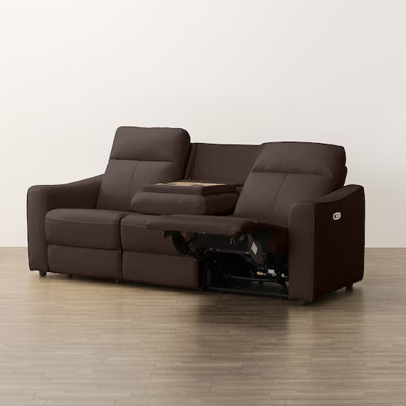 3 SEATER ELECTRIC SOFA WITH TABLE UM04 DBR