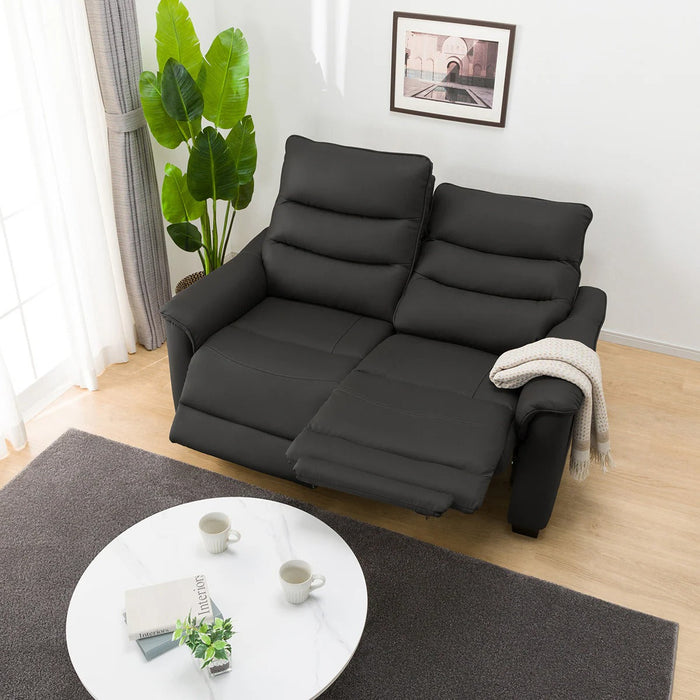 2P ELECTRIC SOFA N-BELIEVA 3 LEATHER BK