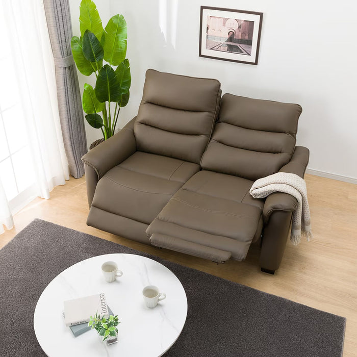 2P ELECTRIC SOFA N-BELIEVA 3 LEATHER BR