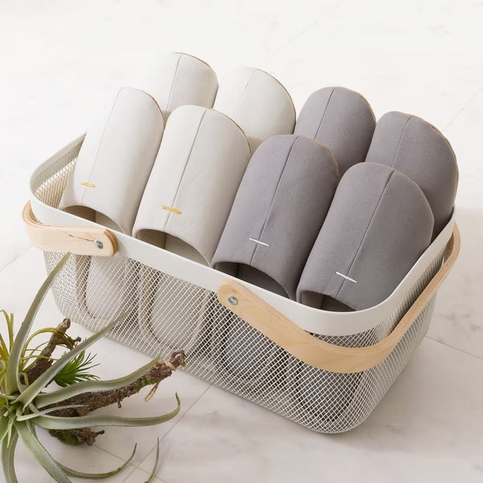 BASKET ET02 RECTANGLE WH