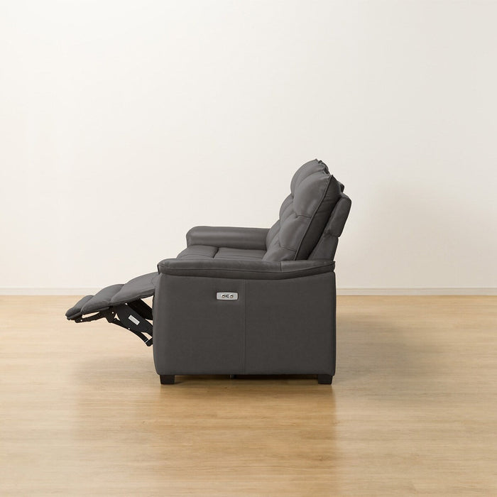 โซฟาไฟฟ้า 3P N-BELIEVA 3 TK-LEATHER DGY