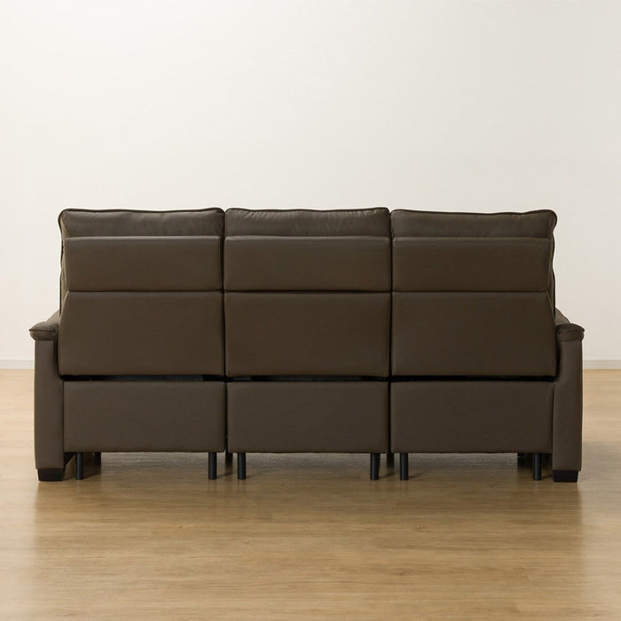 3 ELECTRIC 3P SOFA N-BELIEVA 3 LEATHER BR