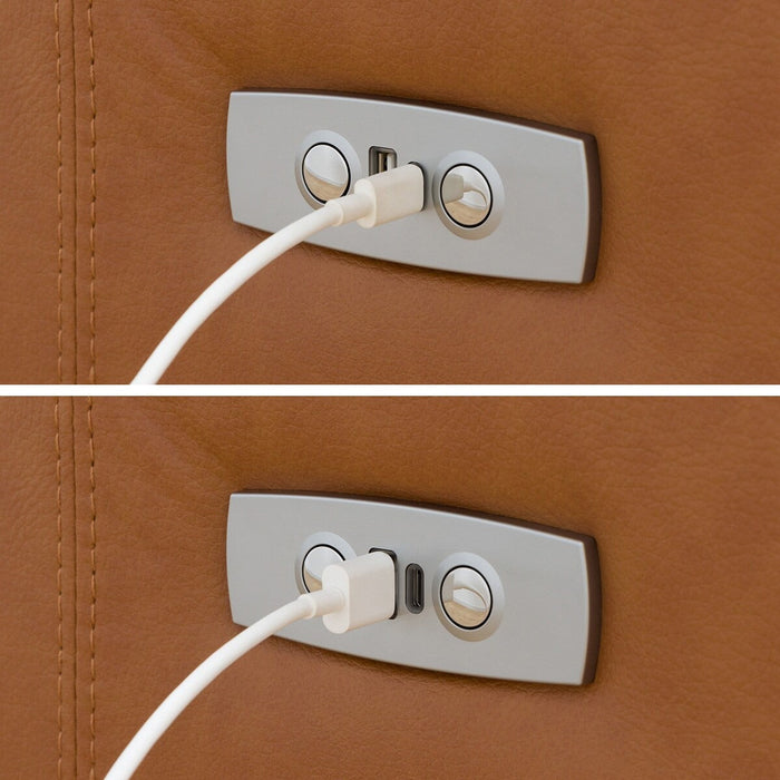 โซฟาไฟฟ้า 2P N-BELIEVA 3 TK-LEATHER BR