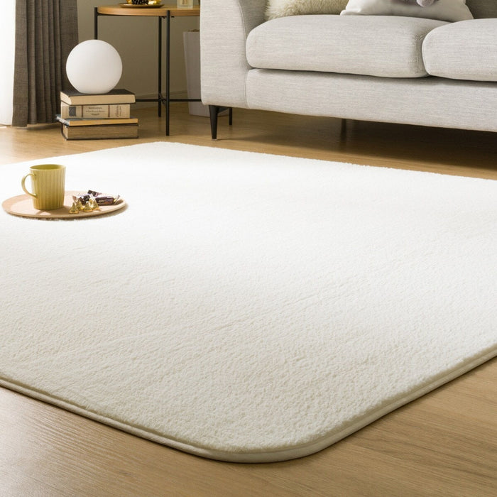 FUR RUG 185X185 IV RM01