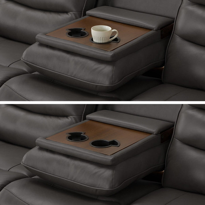 โซฟาไฟฟ้า 3P N-BELIEVA 3 TK-LEATHER DGY