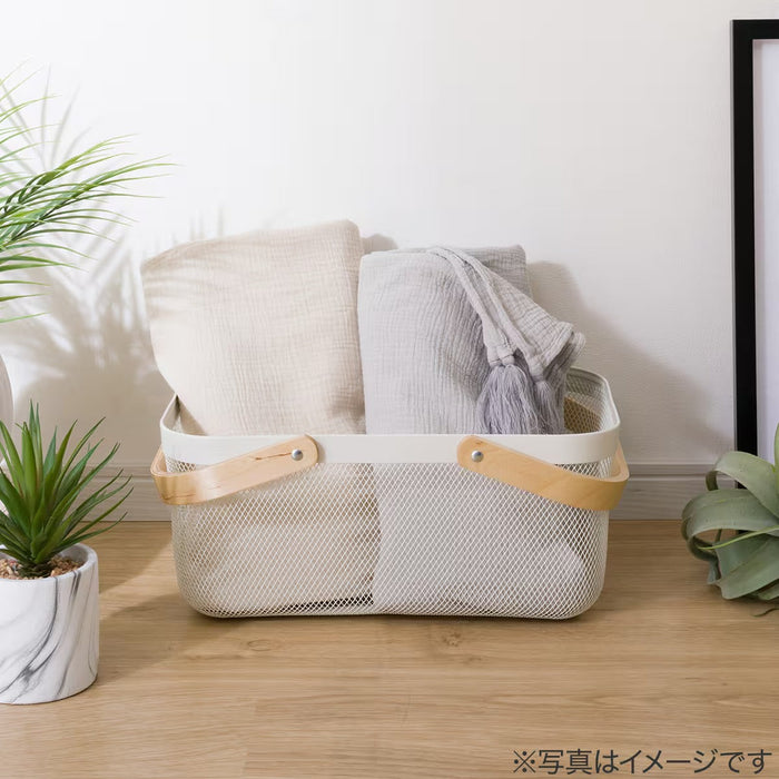BASKET ET02 RECTANGLE WH