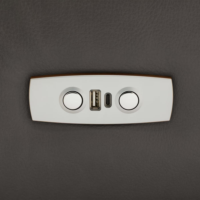 โซฟาไฟฟ้า 3P N-BELIEVA 3 TK-LEATHER DGY