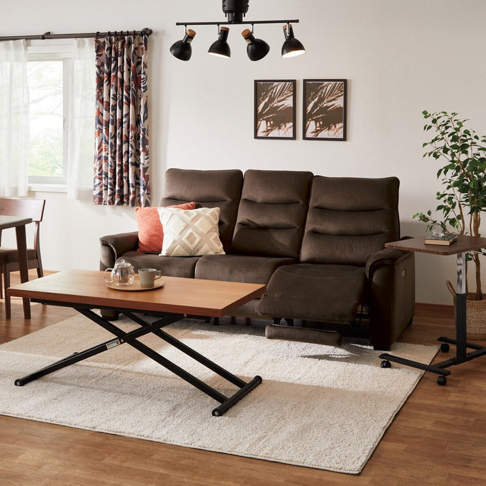 โซฟาไฟฟ้า 3P N-BELIEVA 3 ไมโครไฟเบอร์ BR