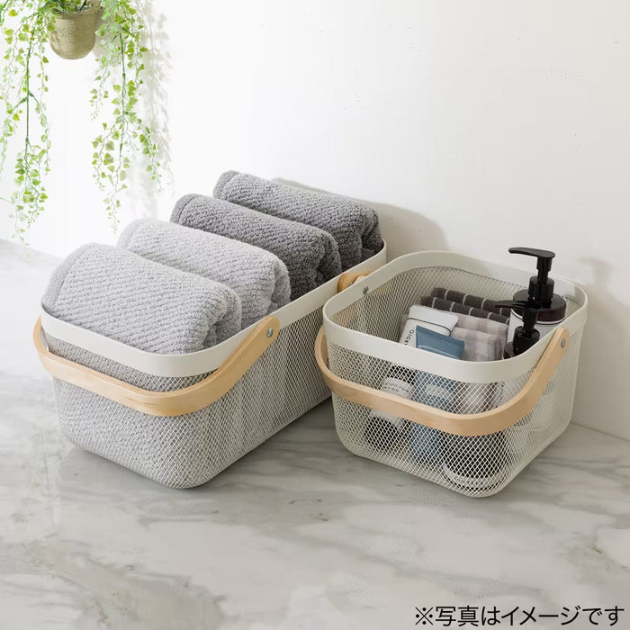 BASKET ET02 RECTANGLE WH