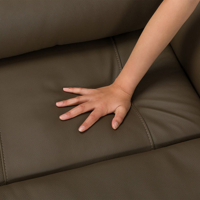 2P ELECTRIC SOFA N-BELIEVA 3 LEATHER BR