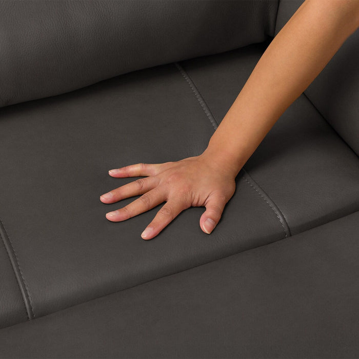 โซฟาไฟฟ้า 3P N-BELIEVA 3 TK-LEATHER DGY