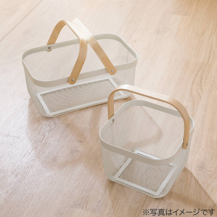 BASKET ET02 RECTANGLE WH