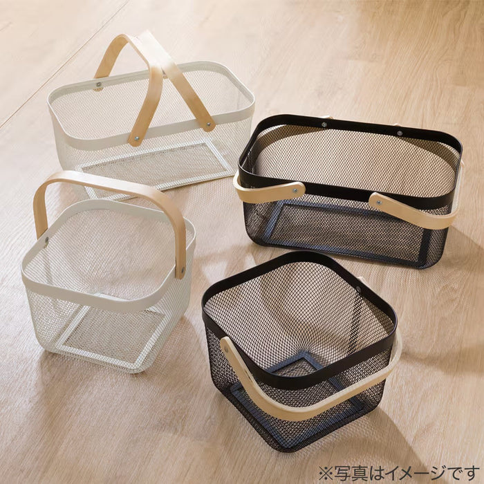 BASKET ET02 RECTANGLE WH