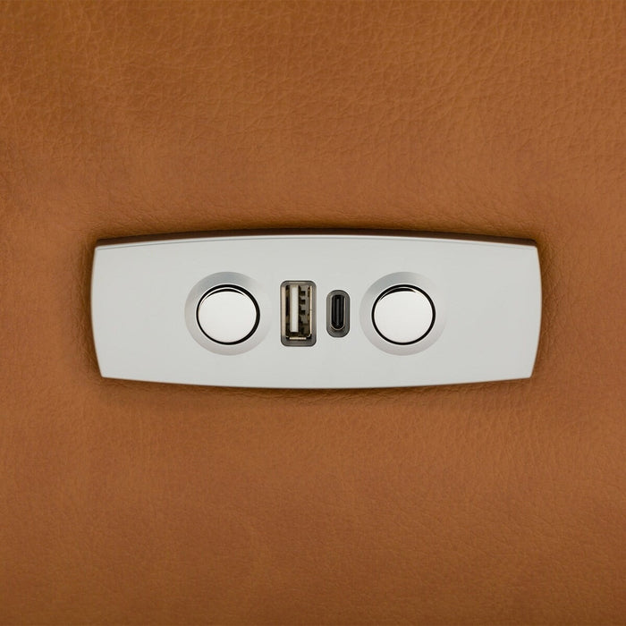 โซฟาไฟฟ้า 3P N-BELIEVA 3 TK-LEATHER BR