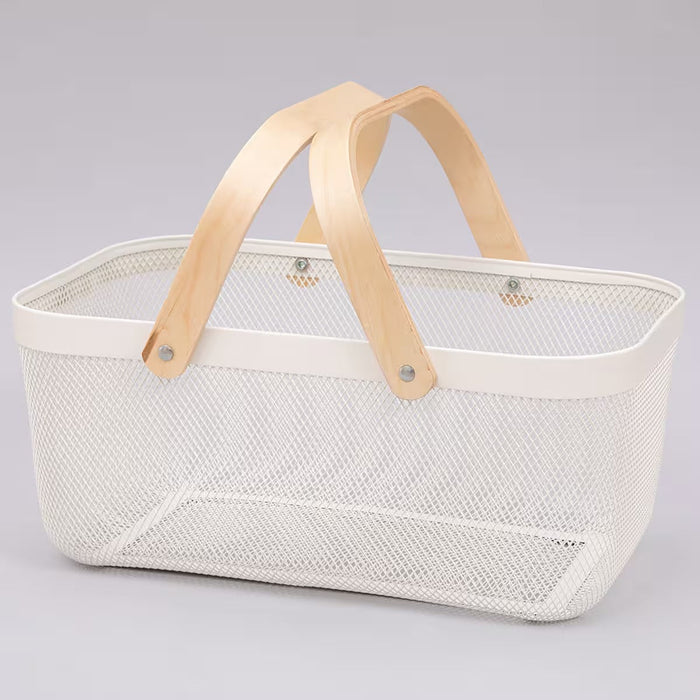 BASKET ET02 RECTANGLE WH