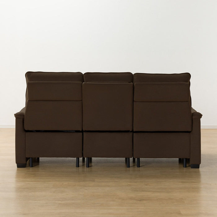 โซฟาไฟฟ้า 3P N-BELIEVA 3 ไมโครไฟเบอร์ BR