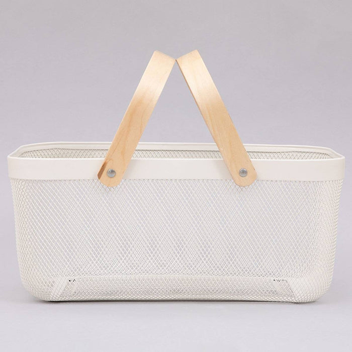 BASKET ET02 RECTANGLE WH