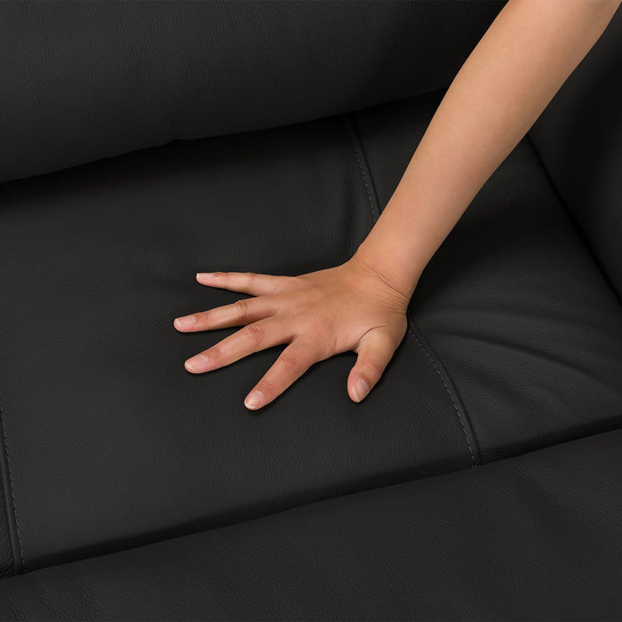 3 ELECTRIC 3P SOFA N-BELIEVA 3 LEATHER BK