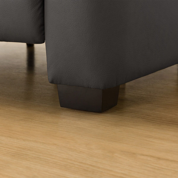 3 ELECTRIC 3P SOFA N-BELIEVA 3 TK-LEATHER DGY