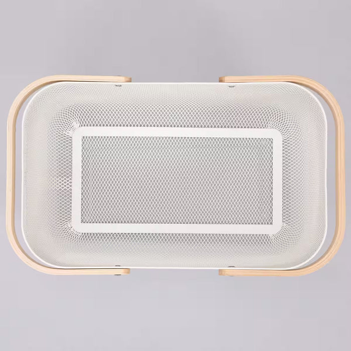 BASKET ET02 RECTANGLE WH