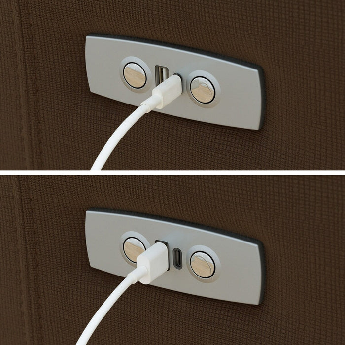 โซฟาไฟฟ้า 3P N-BELIEVA 3 ไมโครไฟเบอร์ BR