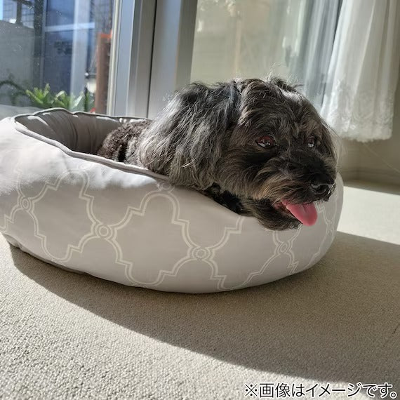 PET BED N-COOL WSP M-ROUND GY S244