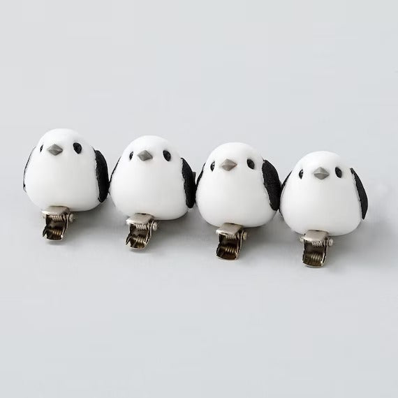 CHRISTMAS ORNAMENT BIRDS CLIP SET H247001-4 N5AN