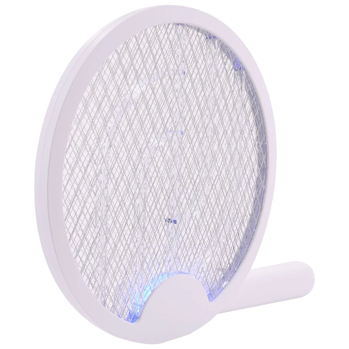 TOSHINO RECHARGEABLEMOSQUITOSWATTER2IN1ROTATABLE WHITE WD-980