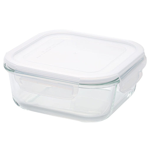 HEAT RESISTANT GLASS STORAGE CONTAINER 1170ML SQUARE
